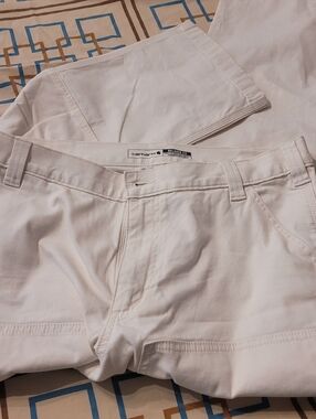Carhartt Men's White Relaxed Fit Carpenter Pants 36 X 30
